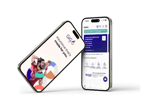 MyGIG app phone mockup